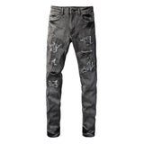 Franku - Grey Jeans for Men - Sarman Fashion - Wholesale Clothing Fashion Brand for Men from Canada