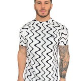 Frappe - White T-shirt for Men - Sarman Fashion - Wholesale Clothing Fashion Brand for Men from Canada