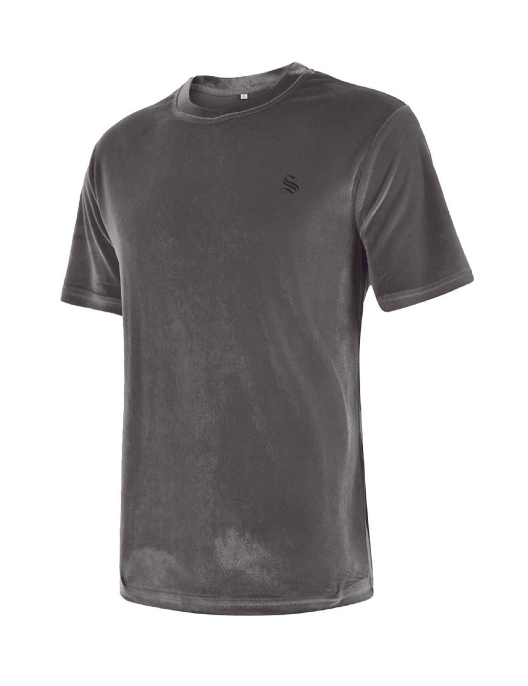 Frussi - Velvet T-Shirt for Men - Sarman Fashion - Wholesale Clothing Fashion Brand for Men from Canada