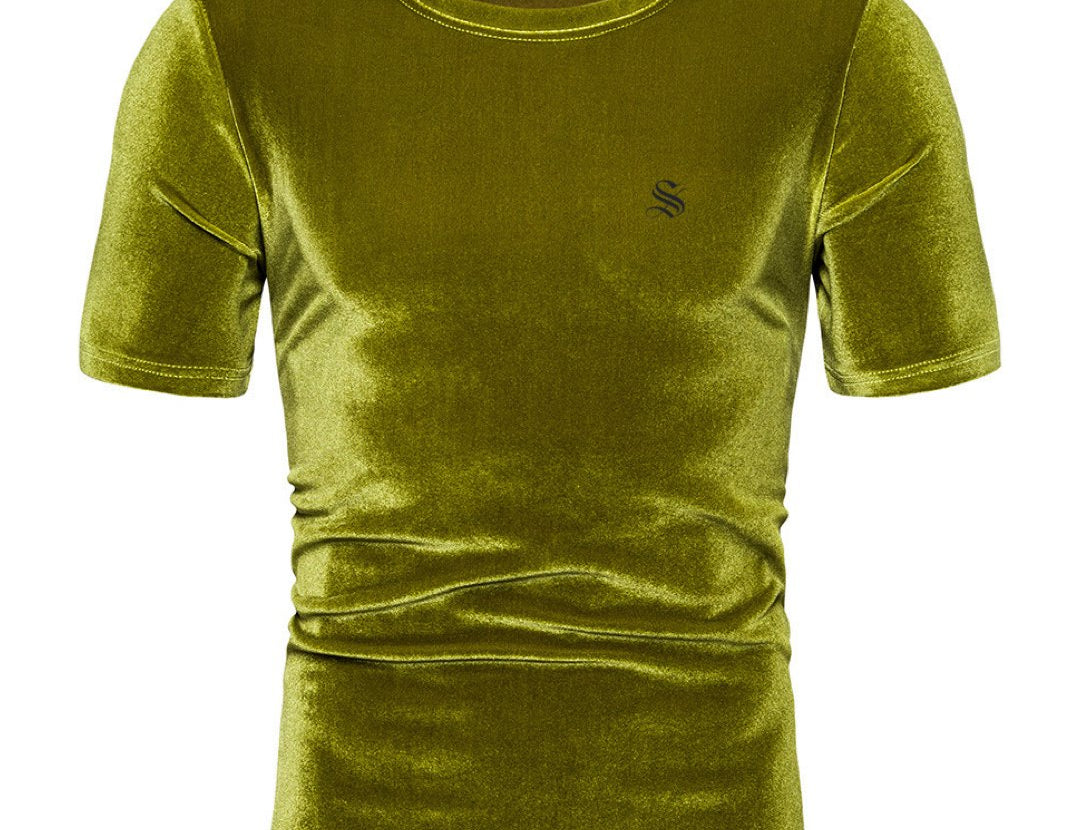 Frussi - Velvet T-Shirt for Men - Sarman Fashion - Wholesale Clothing Fashion Brand for Men from Canada