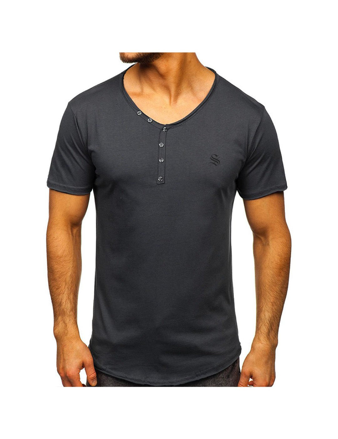 FSM - V-Neck T-Shirt for Men - Sarman Fashion - Wholesale Clothing Fashion Brand for Men from Canada
