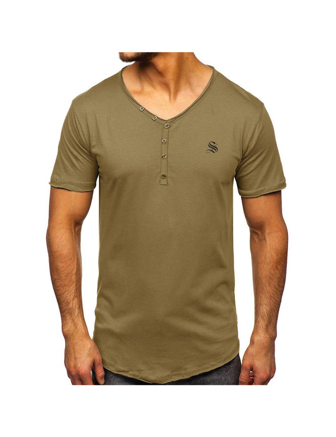 FSM - V-Neck T-Shirt for Men - Sarman Fashion - Wholesale Clothing Fashion Brand for Men from Canada