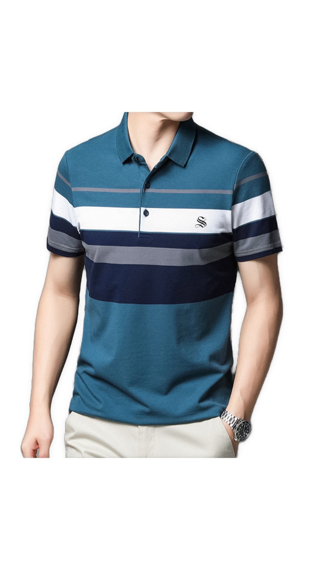 FSMI - Polo Shirt for Men - Sarman Fashion - Wholesale Clothing Fashion Brand for Men from Canada