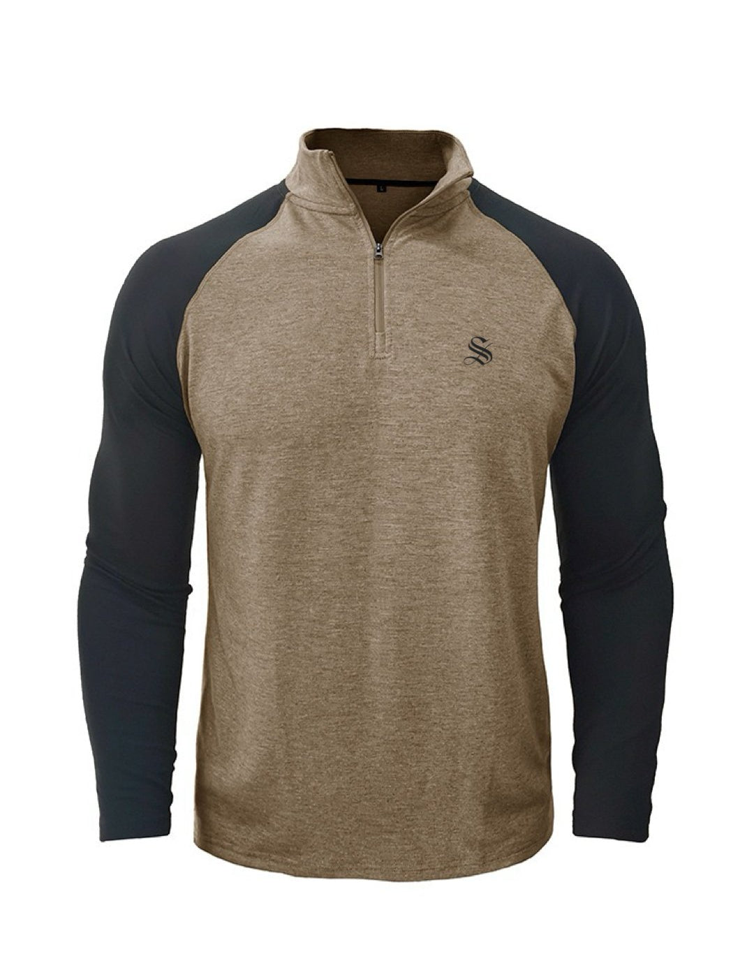 FUIC - High Neck Long Sleeve Shirt for Men - Sarman Fashion - Wholesale Clothing Fashion Brand for Men from Canada