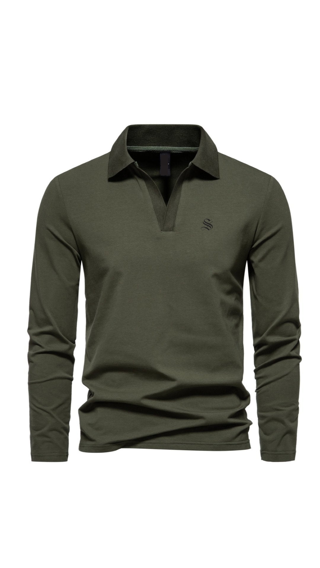 Fuifo - Long Sleeves Polo Shirt for Men - Sarman Fashion - Wholesale Clothing Fashion Brand for Men from Canada