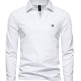 Fuifo - Long Sleeves Polo Shirt for Men - Sarman Fashion - Wholesale Clothing Fashion Brand for Men from Canada