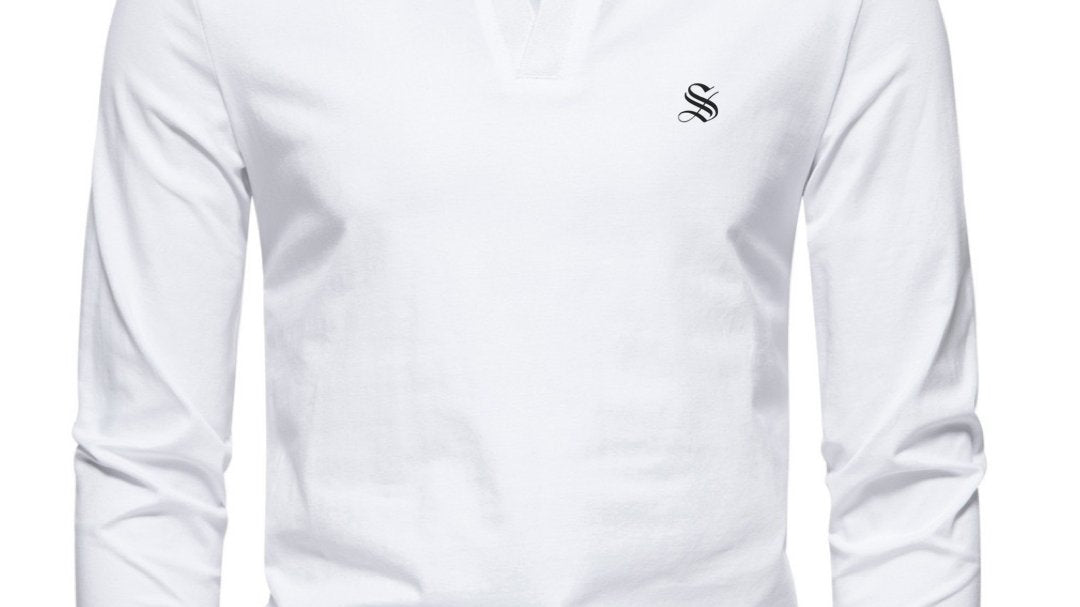 Fuifo - Long Sleeves Polo Shirt for Men - Sarman Fashion - Wholesale Clothing Fashion Brand for Men from Canada