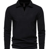 Fuifo - Long Sleeves Polo Shirt for Men - Sarman Fashion - Wholesale Clothing Fashion Brand for Men from Canada