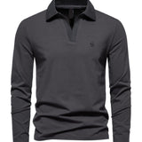 Fuifo - Long Sleeves Polo Shirt for Men - Sarman Fashion - Wholesale Clothing Fashion Brand for Men from Canada