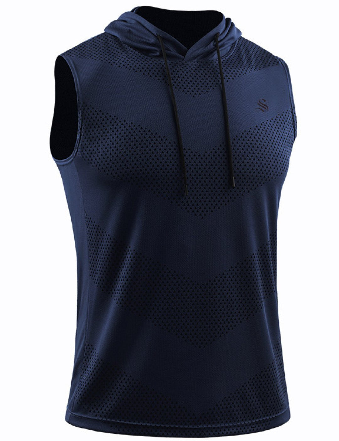 GasGym - Sleeveless Hood T-shirt for Men - Sarman Fashion - Wholesale Clothing Fashion Brand for Men from Canada
