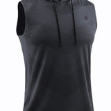 GasGym - Sleeveless Hood T-shirt for Men - Sarman Fashion - Wholesale Clothing Fashion Brand for Men from Canada