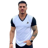 Gentlement - White T-shirt for Men - Sarman Fashion - Wholesale Clothing Fashion Brand for Men from Canada