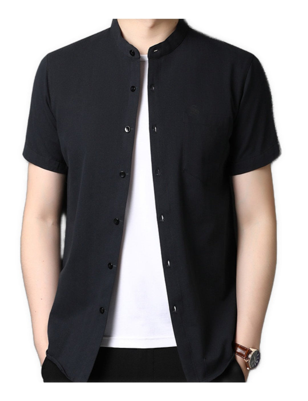 Georgia - Short Sleeves Shirt for Men - Sarman Fashion - Wholesale Clothing Fashion Brand for Men from Canada