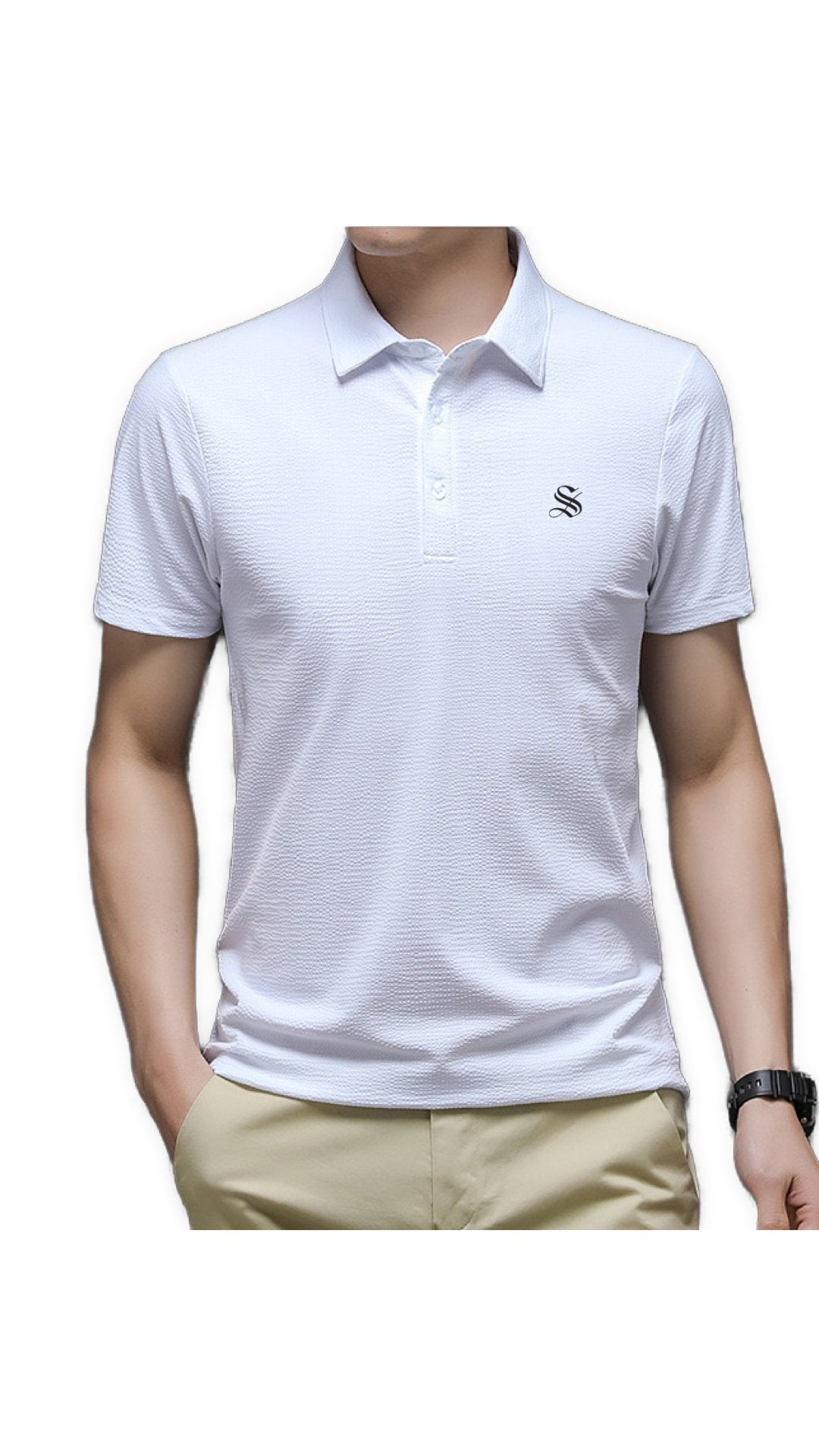 Glava - Polo Short Sleeves Shirt for Men - Sarman Fashion - Wholesale Clothing Fashion Brand for Men from Canada