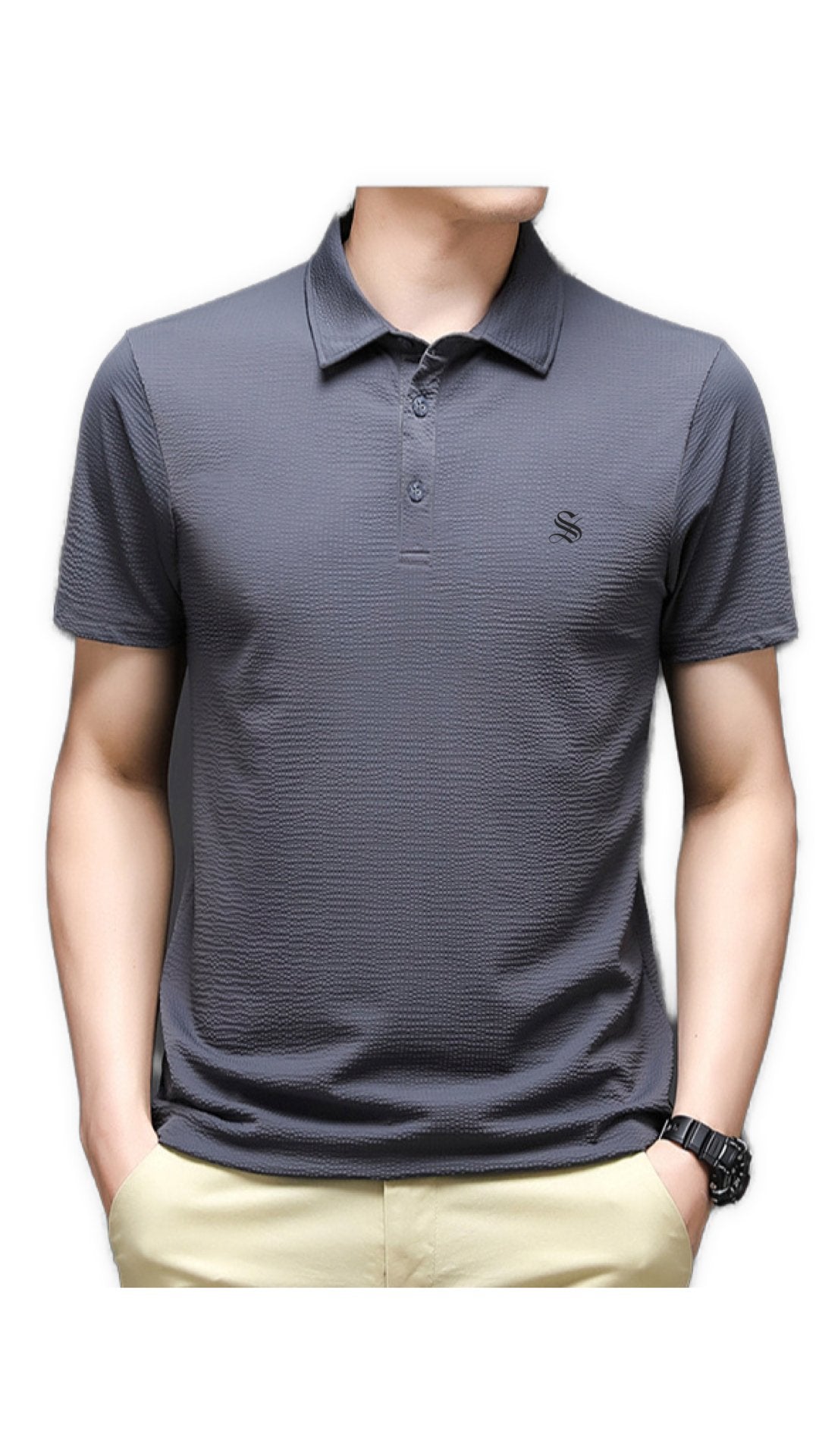 Glava - Polo Short Sleeves Shirt for Men - Sarman Fashion - Wholesale Clothing Fashion Brand for Men from Canada