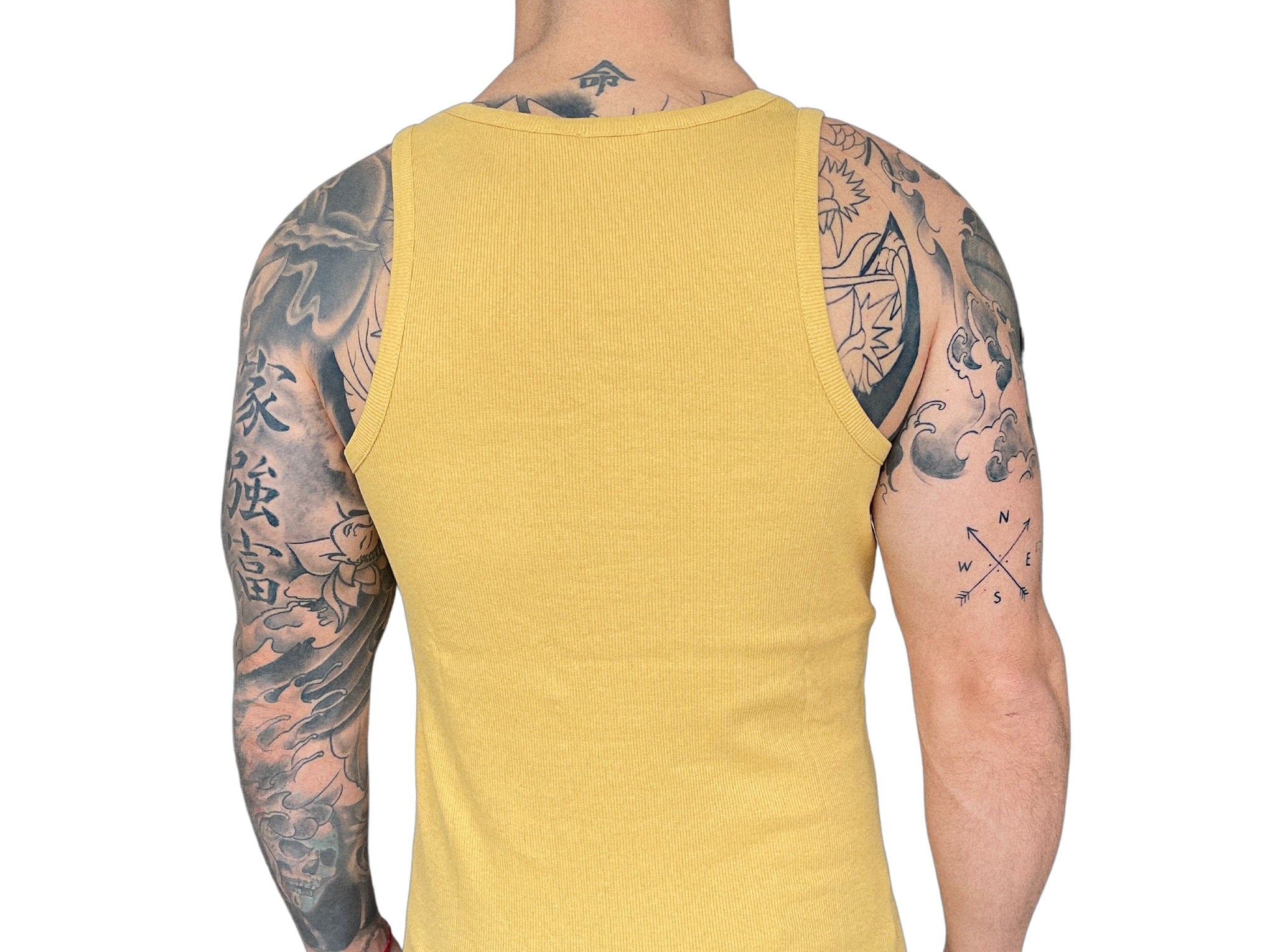 Godon - Gold Tank Top for Men - Sarman Fashion - Wholesale Clothing Fashion Brand for Men from Canada