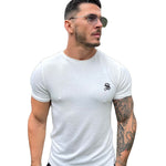 Goldiano - White T-shirt for Men (PRE-ORDER DISPATCH DATE 1 JULY 2022) - Sarman Fashion - Wholesale Clothing Fashion Brand for Men from Canada