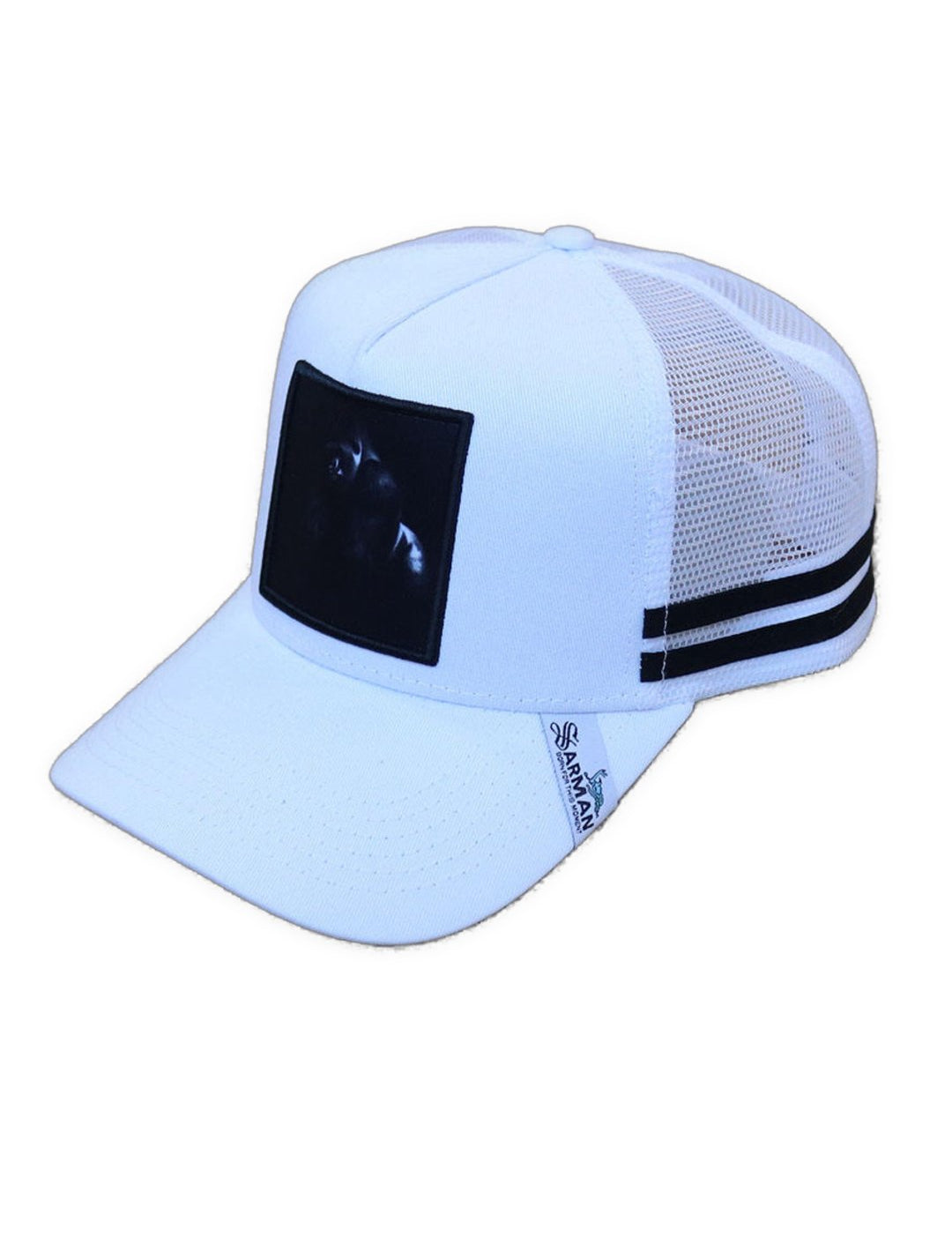 Gorilla King - Unisex White Cap (PRE-ORDER DISPATCH DATE 20 January 2024) - Sarman Fashion - Wholesale Clothing Fashion Brand for Men from Canada