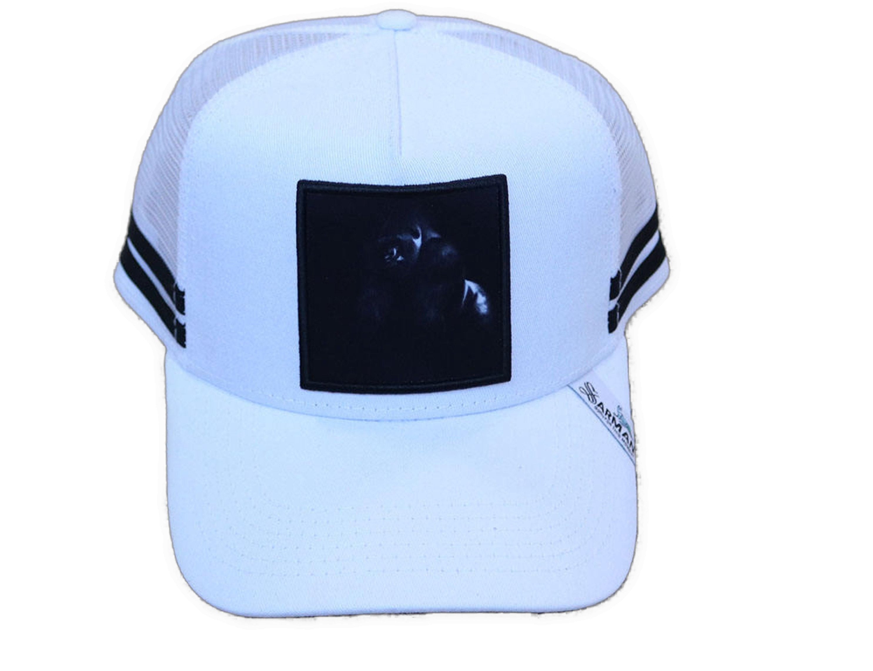 Gorilla King - Unisex White Cap (PRE-ORDER DISPATCH DATE 20 January 2024) - Sarman Fashion - Wholesale Clothing Fashion Brand for Men from Canada