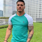 Greenishy - White/Green T- Shirt for Men (PRE-ORDER DISPATCH DATE 25 DECEMBER 2021) - Sarman Fashion - Wholesale Clothing Fashion Brand for Men from Canada