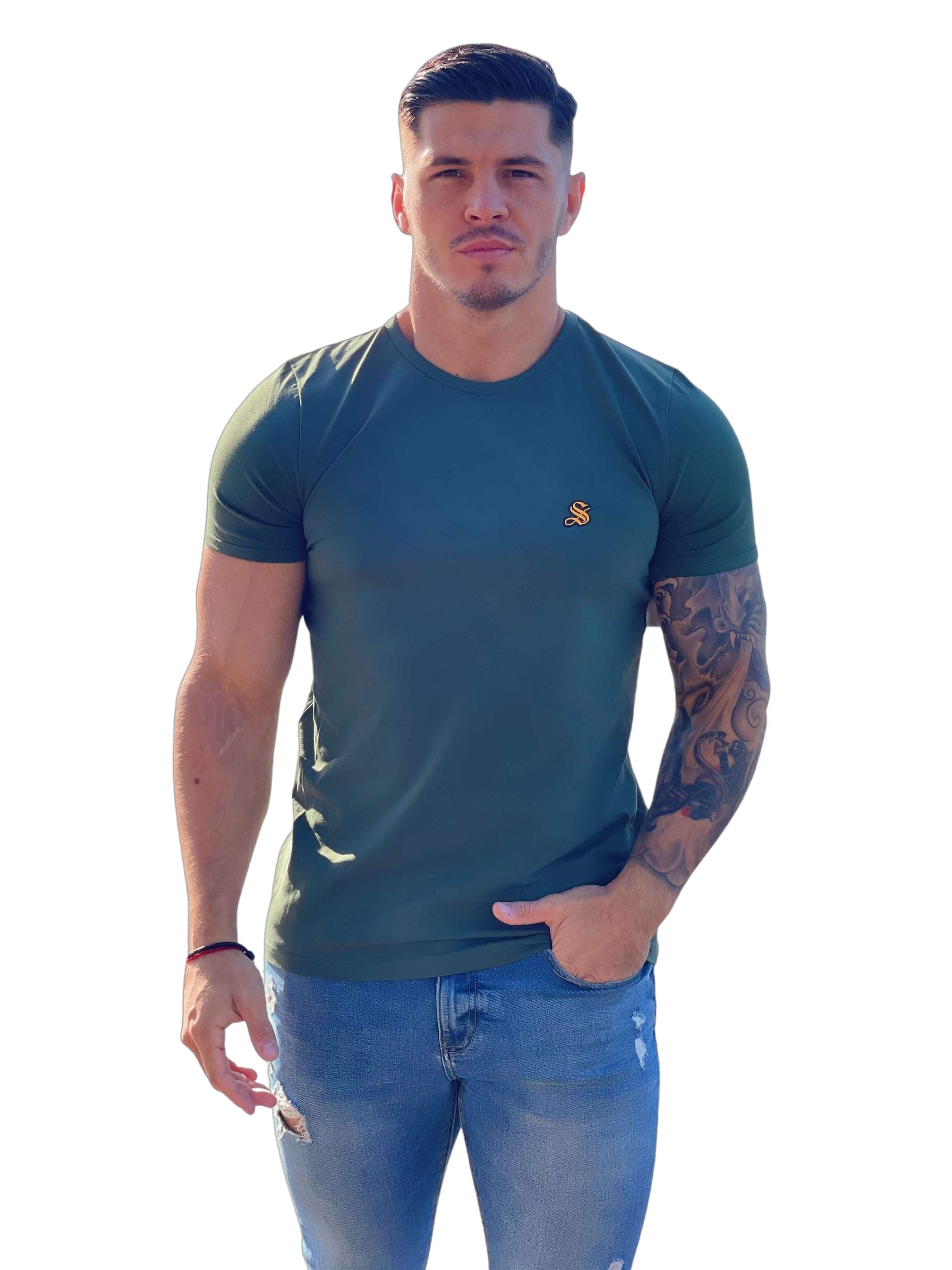 Grenula - Black T-Shirt for Men (PRE-ORDER DISPATCH DATE 25 September 2024) - Sarman Fashion - Wholesale Clothing Fashion Brand for Men from Canada