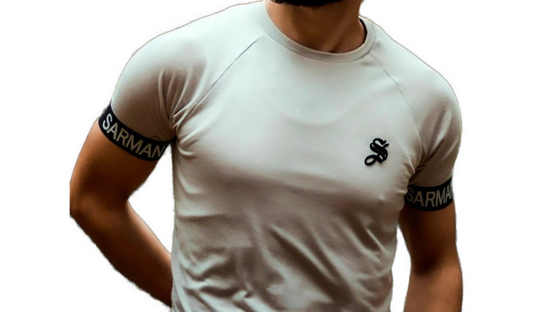Gym S - Gris T-Shirt for Men (PRE-ORDER DISPATCH DATE 25 September 2024) - Sarman Fashion - Wholesale Clothing Fashion Brand for Men from Canada