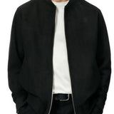 Heqv - Black Long Sleeve Sweatshirt for Men - Sarman Fashion - Wholesale Clothing Fashion Brand for Men from Canada