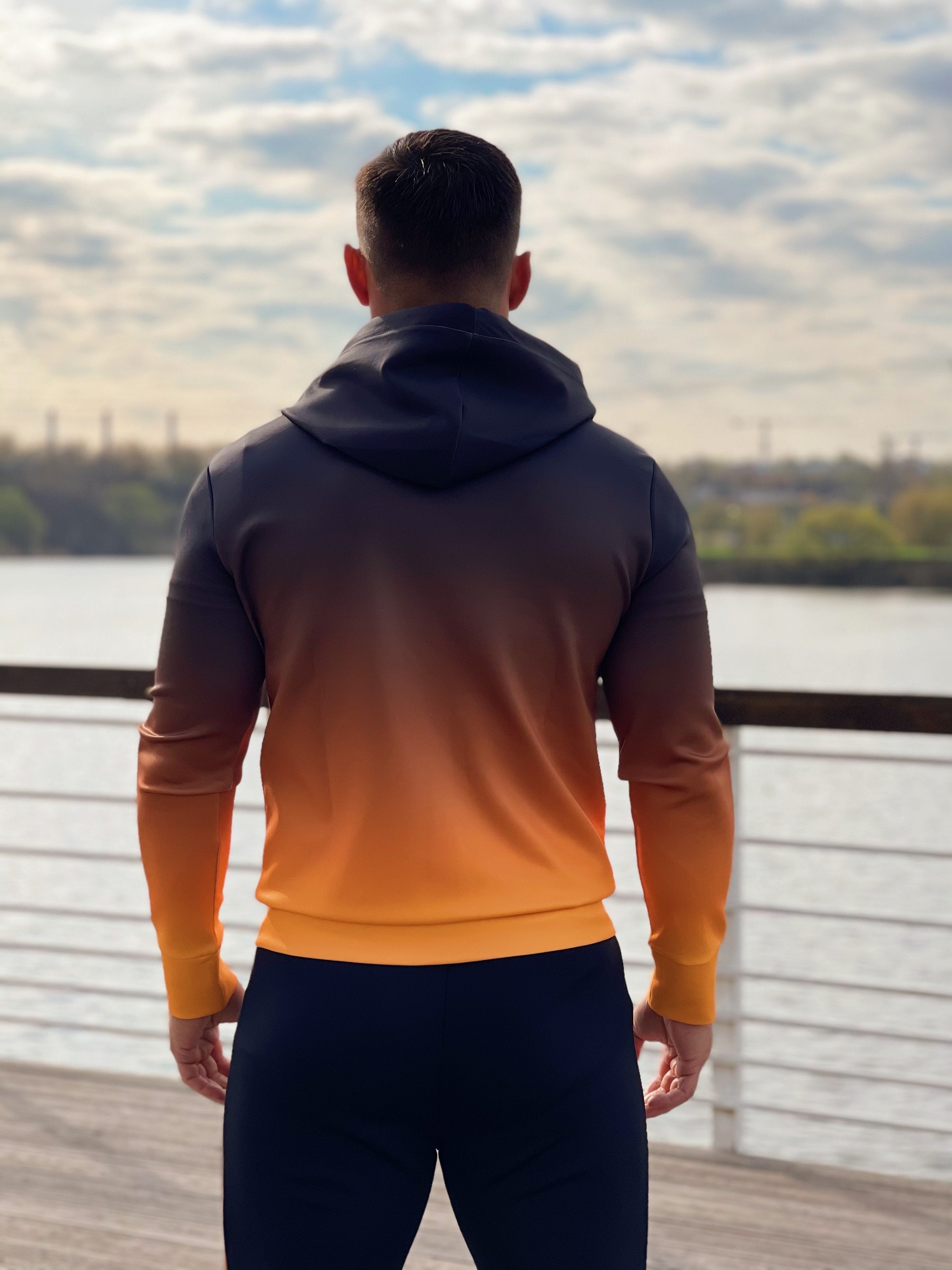 Hines Black Yellow Hoodie for Men Sarman Fashion Wholesale