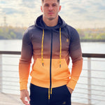 Hines - Black/Yellow Hoodie for Men - Sarman Fashion - Wholesale Clothing Fashion Brand for Men from Canada