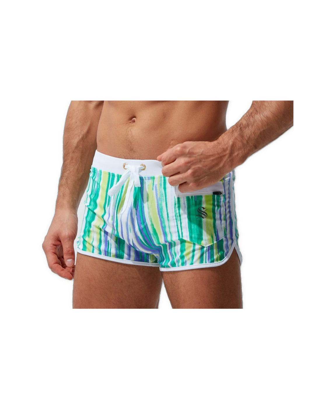 Hippi - Swimming shorts for Men - Sarman Fashion - Wholesale Clothing Fashion Brand for Men from Canada