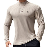 Hogul 2 - High Neck Long Sleeve Shirt for Men - Sarman Fashion - Wholesale Clothing Fashion Brand for Men from Canada