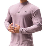 Hogul 2 - High Neck Long Sleeve Shirt for Men - Sarman Fashion - Wholesale Clothing Fashion Brand for Men from Canada