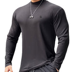 Hogul 2 - High Neck Long Sleeve Shirt for Men - Sarman Fashion - Wholesale Clothing Fashion Brand for Men from Canada