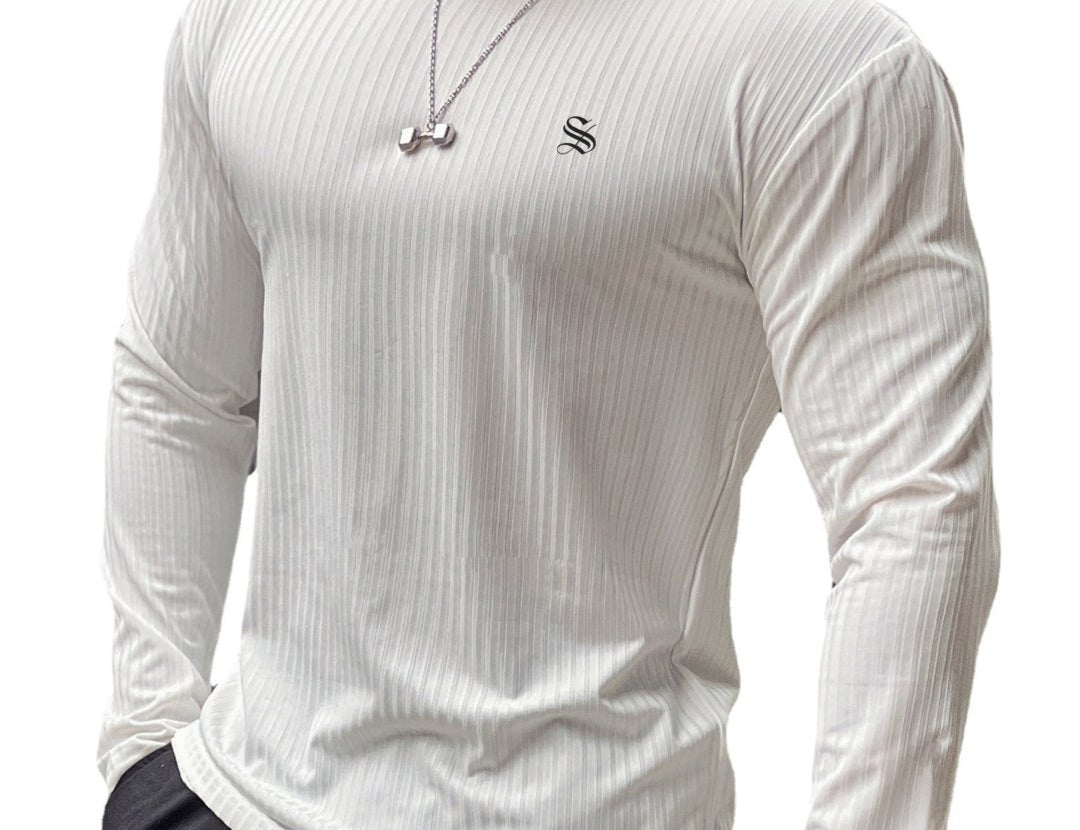 Hogul 2 - High Neck Long Sleeve Shirt for Men - Sarman Fashion - Wholesale Clothing Fashion Brand for Men from Canada