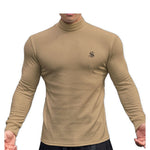 Hogul - High Neck Long Sleeve Shirt for Men - Sarman Fashion - Wholesale Clothing Fashion Brand for Men from Canada
