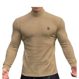 Hogul - High Neck Long Sleeve Shirt for Men - Sarman Fashion - Wholesale Clothing Fashion Brand for Men from Canada