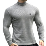 Hogul - High Neck Long Sleeve Shirt for Men - Sarman Fashion - Wholesale Clothing Fashion Brand for Men from Canada