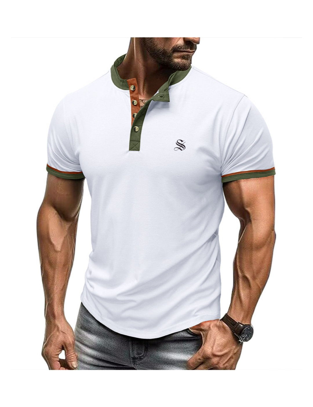 Holi - T-Shirt for Men - Sarman Fashion - Wholesale Clothing Fashion Brand for Men from Canada