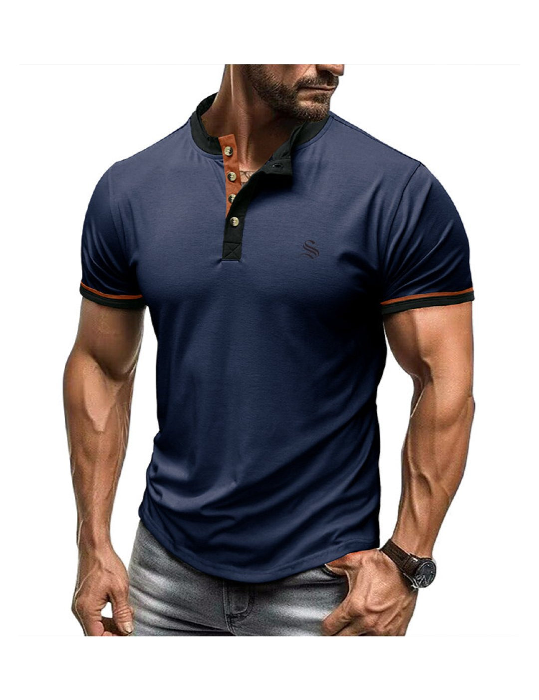 Holi - T-Shirt for Men - Sarman Fashion - Wholesale Clothing Fashion Brand for Men from Canada