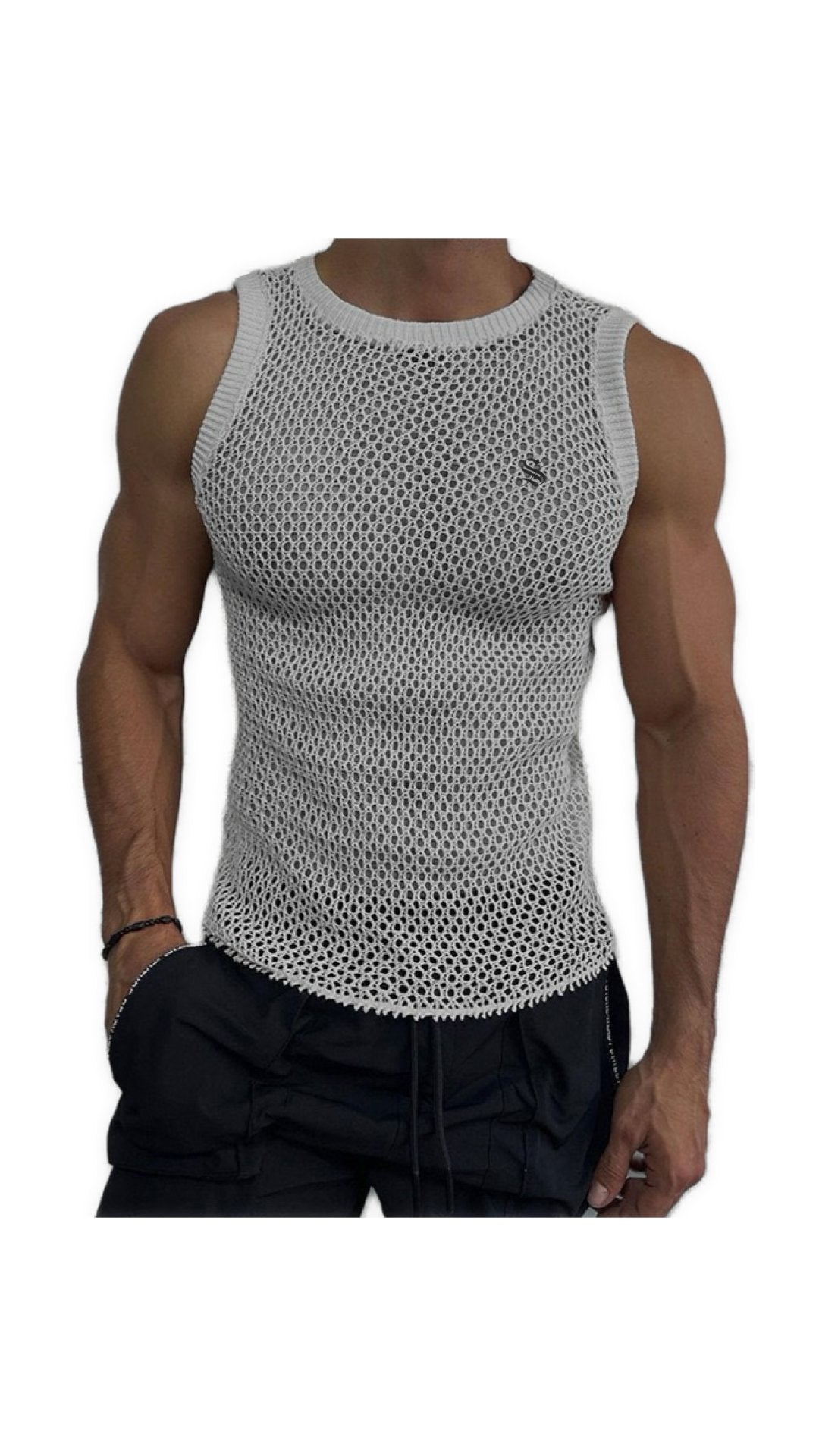 Holuza 2 - Tank Top for Men - Sarman Fashion - Wholesale Clothing Fashion Brand for Men from Canada