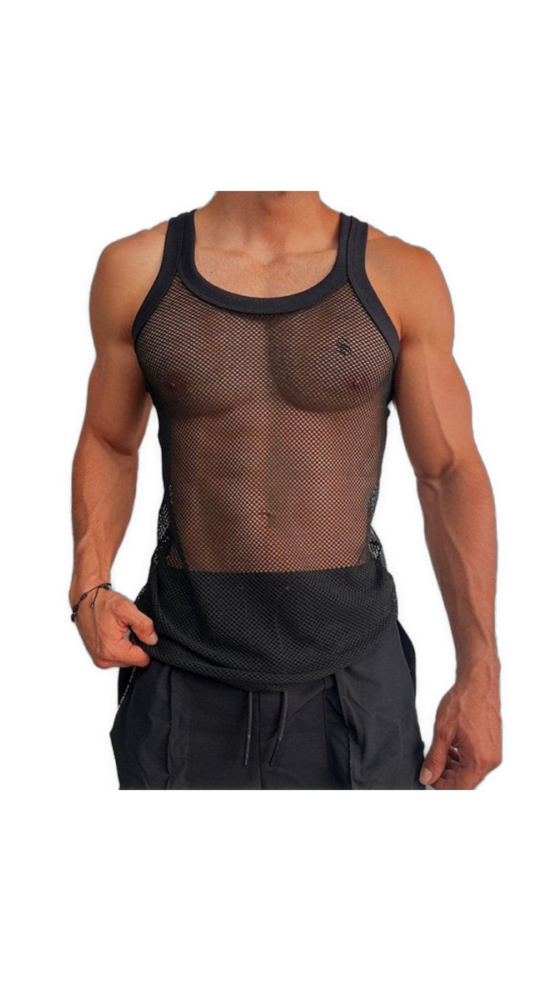 Holuza 3 - Tank Top for Men - Sarman Fashion - Wholesale Clothing Fashion Brand for Men from Canada