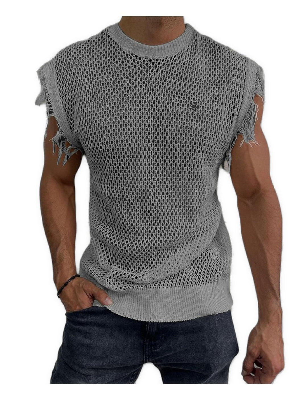 Holuza 4 - Tank Top for Men - Sarman Fashion - Wholesale Clothing Fashion Brand for Men from Canada