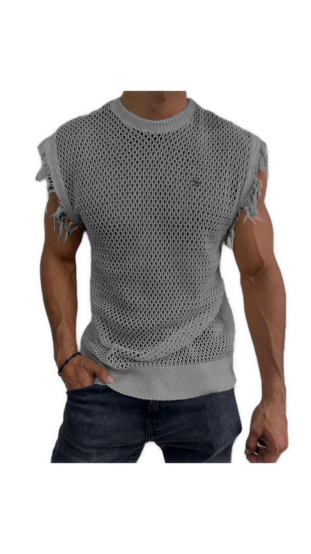 Holuza 4 - Tank Top for Men - Sarman Fashion - Wholesale Clothing Fashion Brand for Men from Canada
