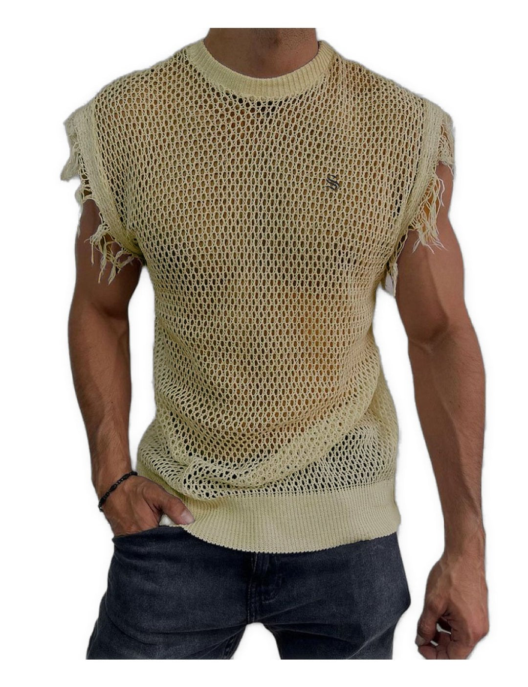 Holuza 4 - Tank Top for Men - Sarman Fashion - Wholesale Clothing Fashion Brand for Men from Canada