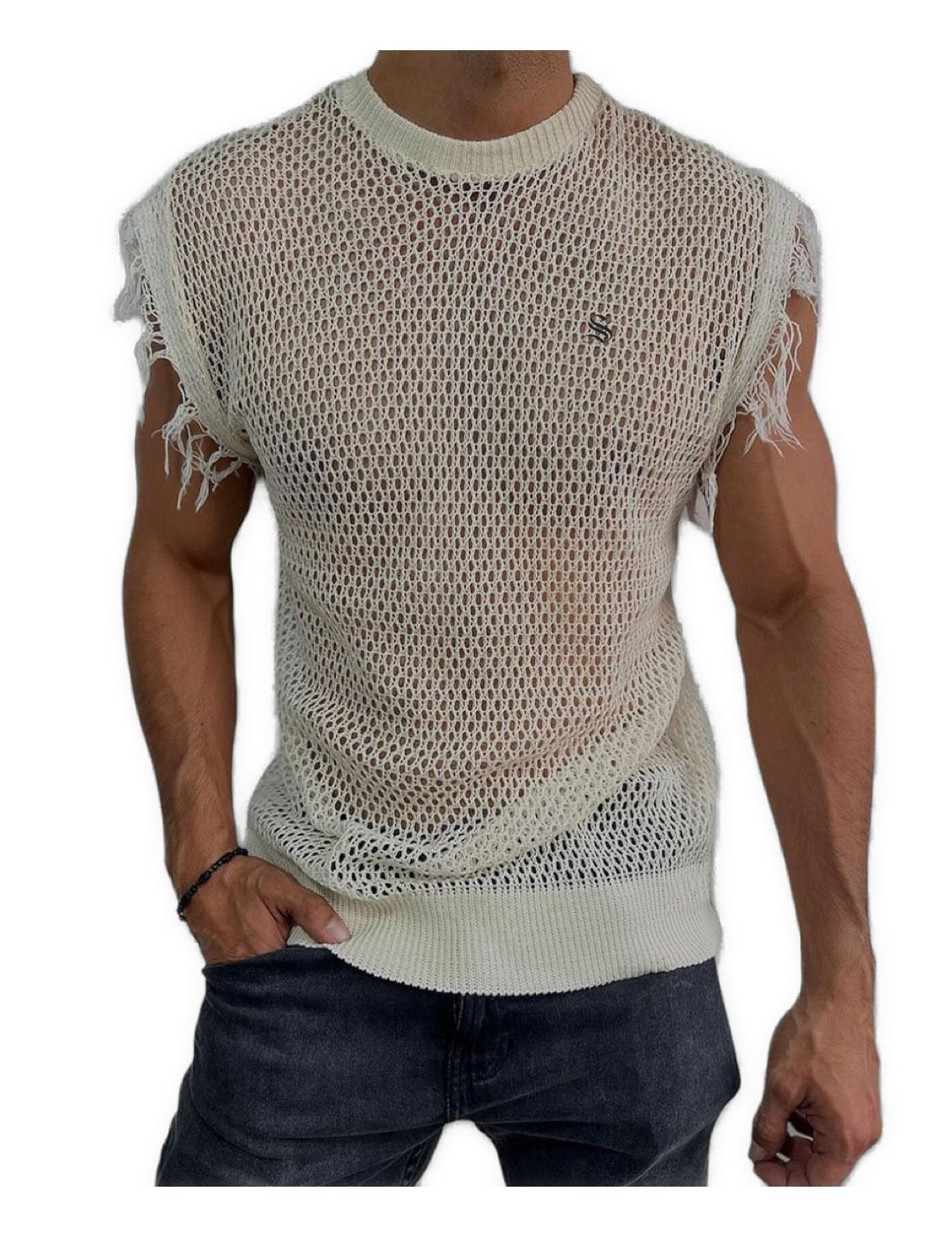 Holuza 4 - Tank Top for Men - Sarman Fashion - Wholesale Clothing Fashion Brand for Men from Canada