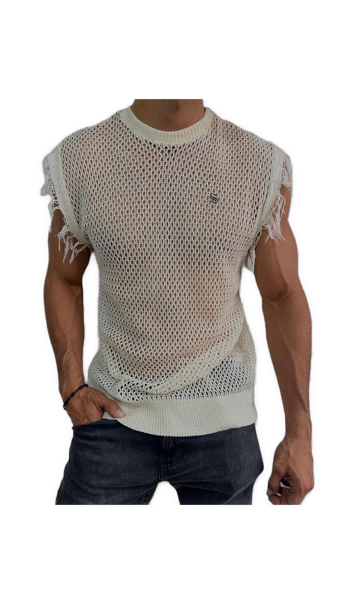 Holuza 4 - Tank Top for Men - Sarman Fashion - Wholesale Clothing Fashion Brand for Men from Canada