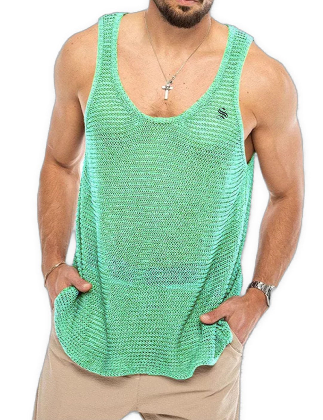 Holuza - Tank Top for Men - Sarman Fashion - Wholesale Clothing Fashion Brand for Men from Canada
