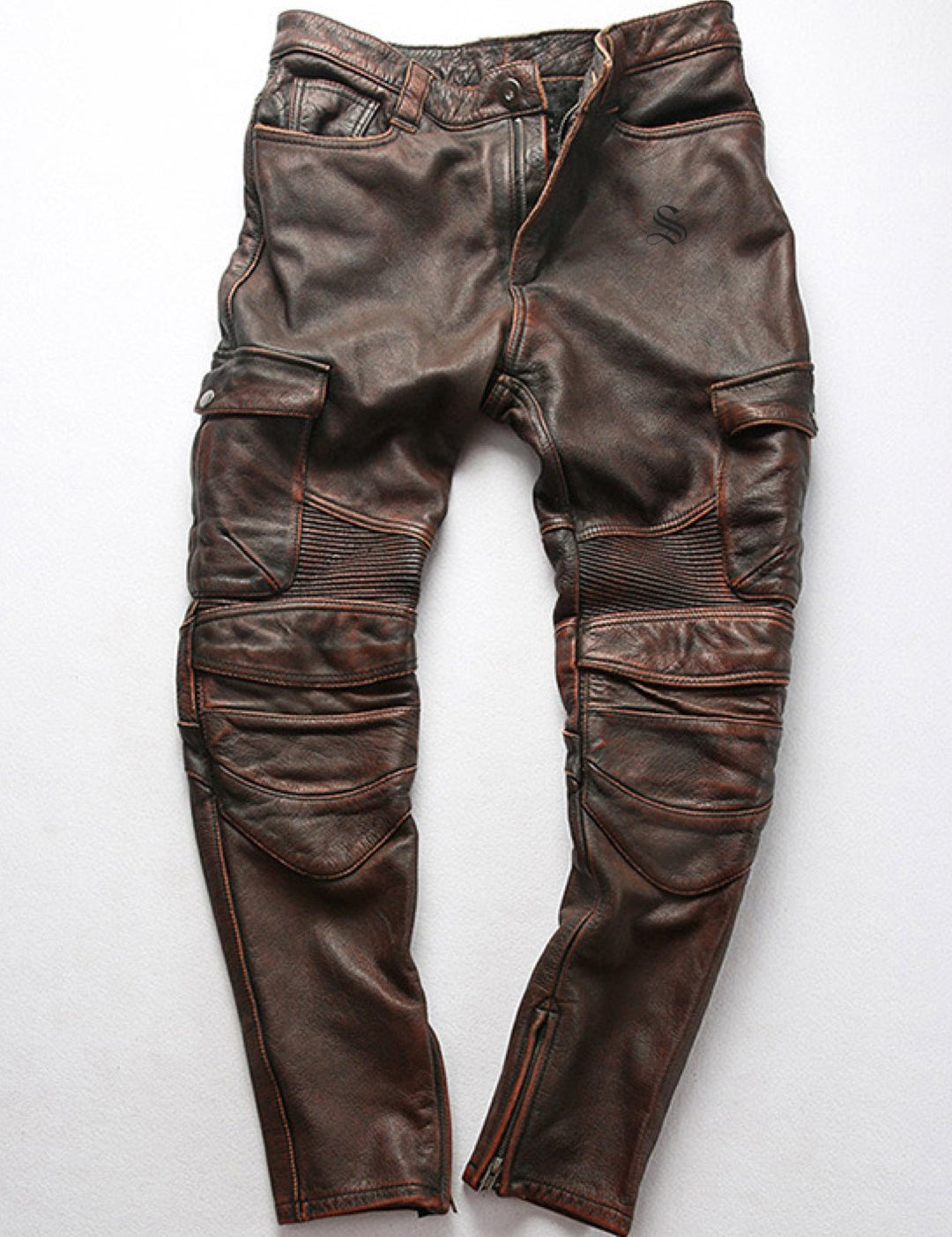 Horloy - Pu Leather Pants for Men - Sarman Fashion - Wholesale Clothing Fashion Brand for Men from Canada