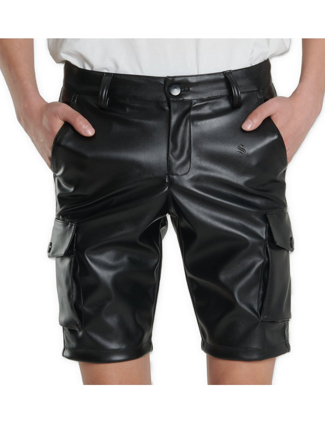 Horse Warrior 3 - Black Shorts for Men - Sarman Fashion - Wholesale Clothing Fashion Brand for Men from Canada
