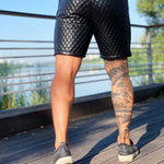 Horse Warrior - Black Shorts for Men (PRE-ORDER DISPATCH DATE 1 JULY 2022) - Sarman Fashion - Wholesale Clothing Fashion Brand for Men from Canada